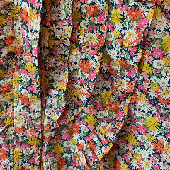 FABULOUS! J Crew Liberty of London ruffle bib top🎉👏🏻 - Picture 7 of 12
